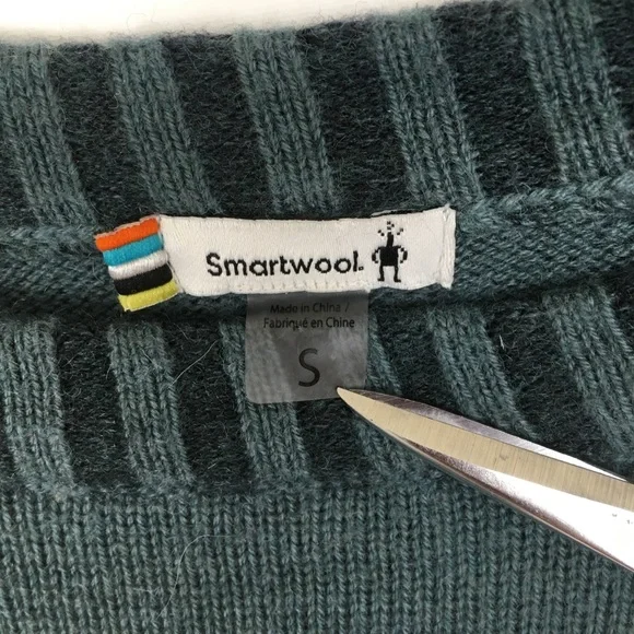 Smartwool Ripple Creek Wool Tunic Sweater Blue Women’s Size Small Top - Picture 7 of 14